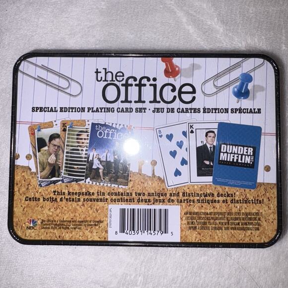 THE OFFICE-Dunder Mifflin Special Edition Playing Cards Set New-Sealed - Picture 6 of 6
